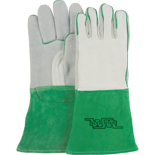 Welders' Heavy-Duty General Purpose Premium Cowhide Gloves, Size Large product photo Front View L