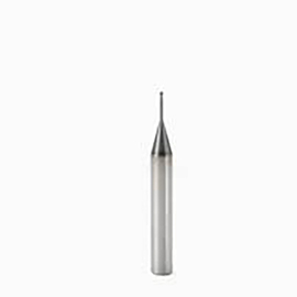 1.00mm Diameter 6.00mm Shank 2-Flute Short Length MEGA-T Carbide Ball End Mill product photo