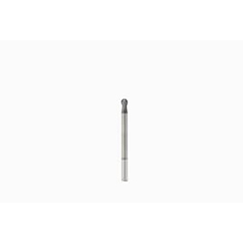 4.00mm Diameter x 4.00mm Shank 2-Flute Short Length Diamond Coated Carbide Ball Nose End Mill product photo
