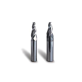 2mm Tip Diameter x 10mm Shank 3-Flute 11 Degree MEGA Coated Carbide Tapered End Mill product photo