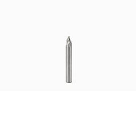 2.5mm Tip Diameter x 10mm Shank 3-Flute 20 Degree Carbide Tapered End Mill product photo