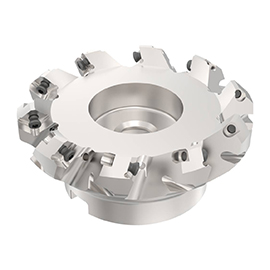 R220.53-06.00-15-10 6.2992" Diameter 45º Angle 10-Flute Quattromill Face Mill product photo