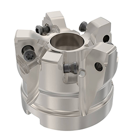 R220.96-02.00-08-5A 2" Diameter 3/4" Arbor Hole 5-Flute Indexable Square Face Mill product photo