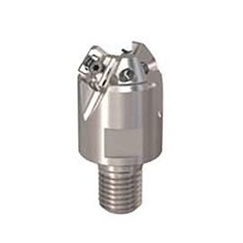 R217.49-1620.RE-XO12-60-3A 20mm Diameter M16 Shank 60º Angle 3-Flute Coolant Through Combimaster Indexable End Mill product photo