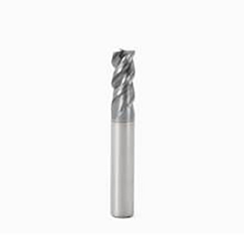 2mm Diameter x 2mm Shank 3-Flute Short Length SIRON-A Coated Carbide End Mill product photo