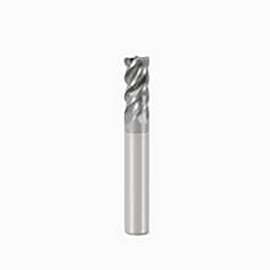 6mm Diameter x 6mm Shank 4-Flute Short Length SIRON-A Coated Carbide End Mill product photo