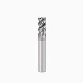 6mm Diameter x 6mm Shank 4-Flute Short SIRON-A Coated Carbide Square End Mill product photo