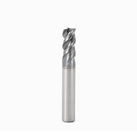 2mm Diameter x 6mm Shank 3-Flute Short SIRON-A Coated Carbide Square End Mill product photo