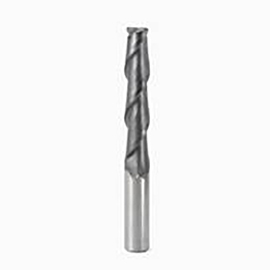 10mm Diameter x 10mm Shank 0.1mm Corner Radius 2-Flute Long Length MEGA-64 Coated Carbide Corner Radius End Mill product photo