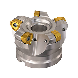 R220.21-03.00-R230-5A 2.4291" Diameter 5-Flute Indexable High Feed Face Mill product photo