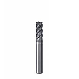 5mm Diameter x 6mm Shank 4-Flute SIRON-A Coated Corner Radius Carbide End Mill product photo
