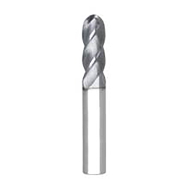 0.6250" Diameter x 0.6250" Shank 4-Flute Short Length AlTiN Coated Carbide Ball Nose End Mill product photo