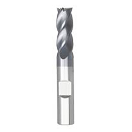 0.3750" Diameter x 0.3750" Shank 4-Flute Standard AlTiN Coated Carbide Square End Mill product photo