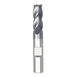 1/2" Diameter x 1/2" Shank 4-Flute Short Length AlTiN Coated Carbide End Mill product photo