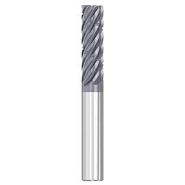 1/2" Diameter x 1/2" Shank 7-Flute Long AlTiN Coated Carbide Roughing End Mill product photo