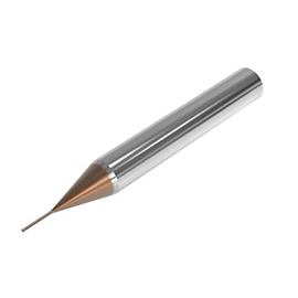3.00mm Diameter x 6.00mm Shank 2-Flute Long Length HXT Coated Carbide Ball Nose End Mill product photo