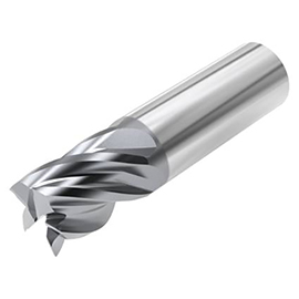 0.1875" Diameter x 0.1875" Shank 5-Flute Standard AlCrN Coated Carbide Square End Mill product photo