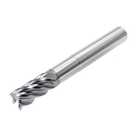 0.5000" Diameter x 0.5000" Shank 5-Flute Long AlCrN Coated Carbide Square End Mill product photo