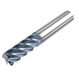 0.6250" Diameter x 0.6250" Shank 5-Flute Standard HTA Coated Carbide Square End Mill product photo