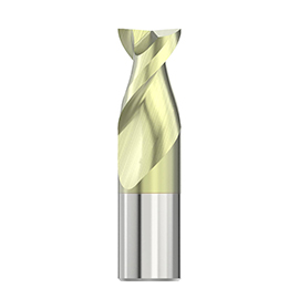 0.7500" Diameter x 0.7500" Shank 2-Flute Stub ANF Coated Carbide Square End Mill product photo