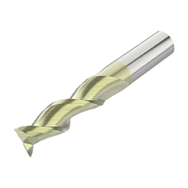 0.7500" Diameter x 0.7500" Shank 2-Flute Standard ANF Coated Carbide Square End Mill product photo
