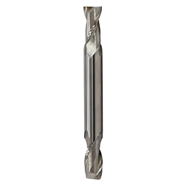 3/8" Diameter x 3/8" Shank 2-Flute Regular Length Double Ended Blue Series Carbide End Mill product photo