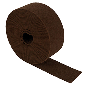 4" Wide x 32 ft A Coarse Tan Premium Surface Conditioning Roll product photo