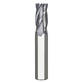 0.0625" Diameter x 0.1250" Shank 4-Flute Long Uncoated Carbide Square End Mill product photo