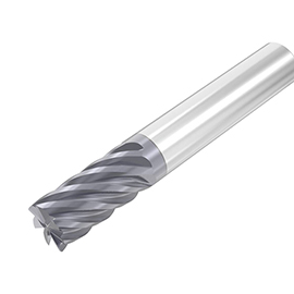1/2" Diameter x 1/2" Shank 7-Flute Standard Length AlTiN Coated Carbide End Mill product photo