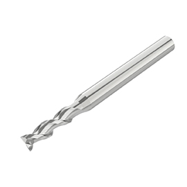 0.1563" Diameter x 0.1875" Shank 2-Flute Standard Uncoated Carbide Square End Mill product photo