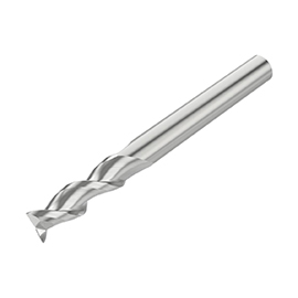 0.3125" Diameter x 0.3125" Shank 2-Flute Standard Uncoated Carbide Square End Mill product photo
