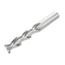 0.6250" Diameter x 0.6250" Shank 2-Flute Long Uncoated Carbide Square End Mill product photo