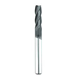 0.3750" Diameter x 0.3750" Shank 4-Flute Short Diamond CVD Coated Carbide Square End Mill product photo