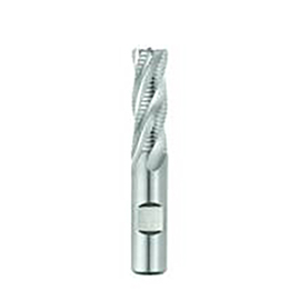 1/2" Diameter x 1/2" Shank 4-Flute Stub TiCN Coated HSCO Roughing End Mill product photo