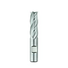 0.8750" Diameter x 0.8750" Shank 4-Flute Long Uncoated HSCO Square End Mill product photo
