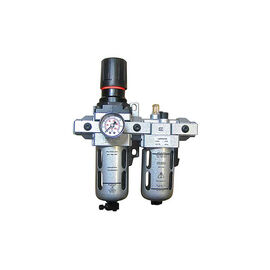 2pc Filter-Regulator/Lubricator Unit, 1/4" NPT, With Pressure Gauge product photo