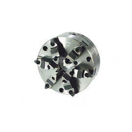 10" 6-Jaw Fine Adjustment Precision Steel Body Scroll Chuck With 2pc Hard Reversible Jaws (Set) product photo