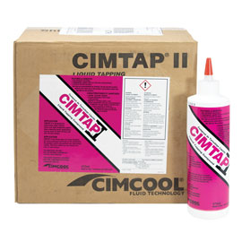CIMTAP II Water Soluble General Purpose Tapping Compound - Case Of 12 x 16oz Bottles - Pink product photo