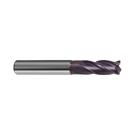 3089 (4.766mm) Uni-Pro, 0.62" Corner Radius, 4-Flute Solid Carbide Firex Coated End Mill product photo