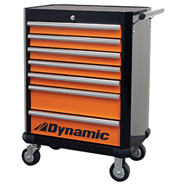 28" 7 Drawer Roller Cabinet with Safety Latches product photo