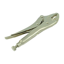 7" Locking Plier With Curved Jaws And Wire Cutter product photo