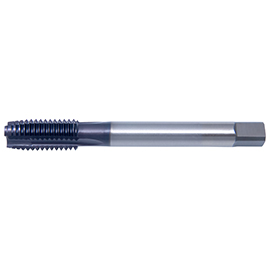 9/16"-18 UNF 2B Black Oxide Coated HSS-E Plug Chamfer Spiral Point Tap product photo