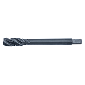 #12-24 UNC 2B Black Oxide Coated HSS-E Semi-Bottoming Spiral Flute Tap product photo