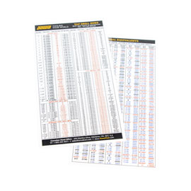 Tap & Drill Pocket Reference Chart product photo