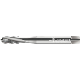 #8-32 3-Flute TiN Coated HSS-E Walter Prototyp Perform Spiral Flute Tap product photo