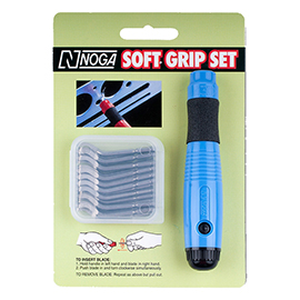 Noga Soft-Grip Set - Soft-Grip Handle, 21pcs S100, 1pc N10 Blades product photo