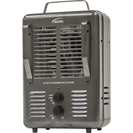 Portable Fan-Forced Utility Heater, Electric, 5120 BTU product photo