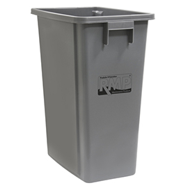 16 US gal. Plastic Recycling & Garbage Bin product photo