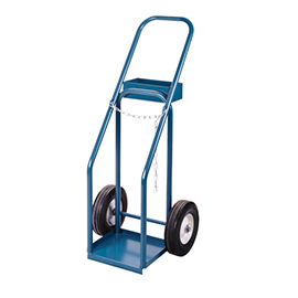 12" W x 10" L Base Gas Cylinder Cart, Semi-Pneumatic Wheels, 400 lbs. Capacity product photo
