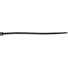 15-1/2" Cable Tie, 120 lbs. Tensile Strength, Black product photo